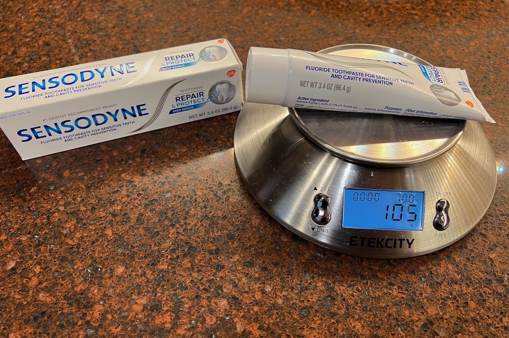 3.4 ounces Sensodyne