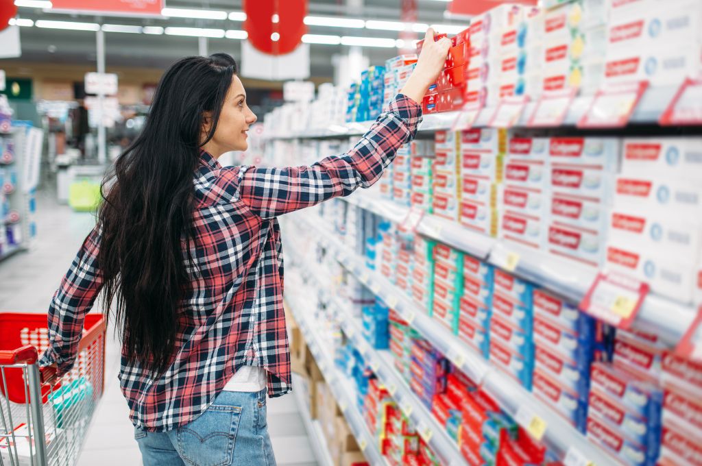 Toothpaste aisle store