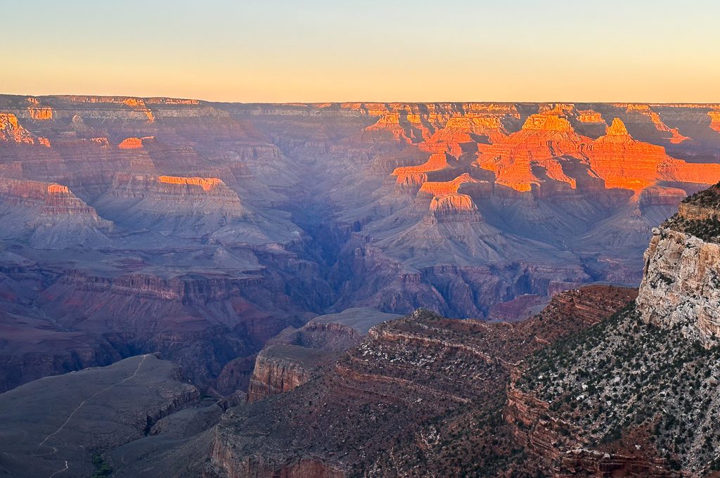 Grand Canyon South rim sunset
