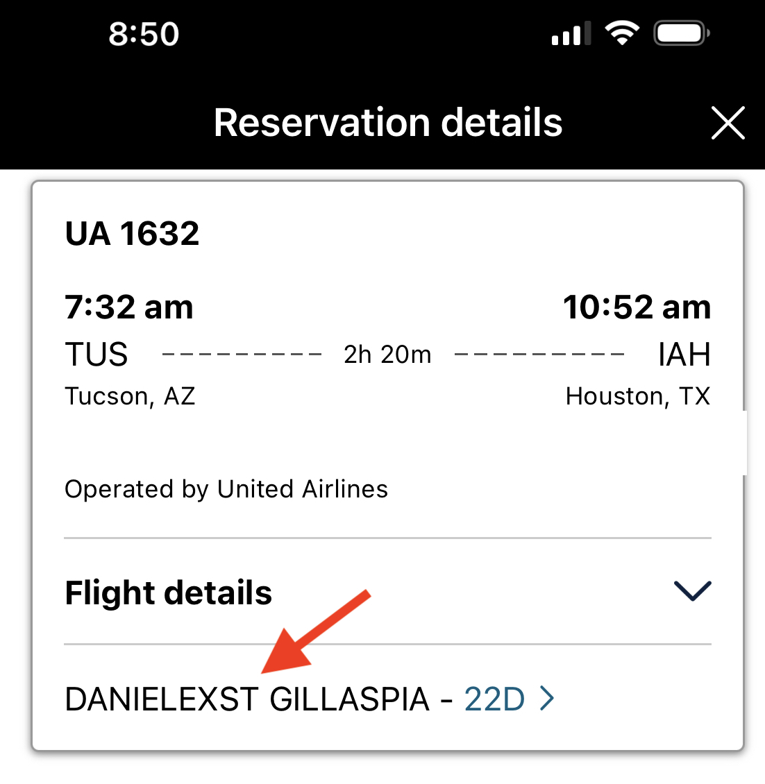 United extra seat reservation details