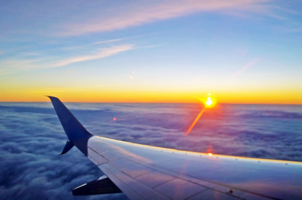 Window view from plane