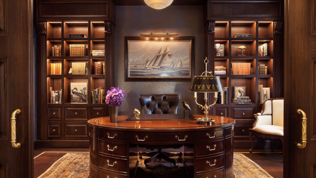 InterContinental New York Barclay Presidential Suite library office