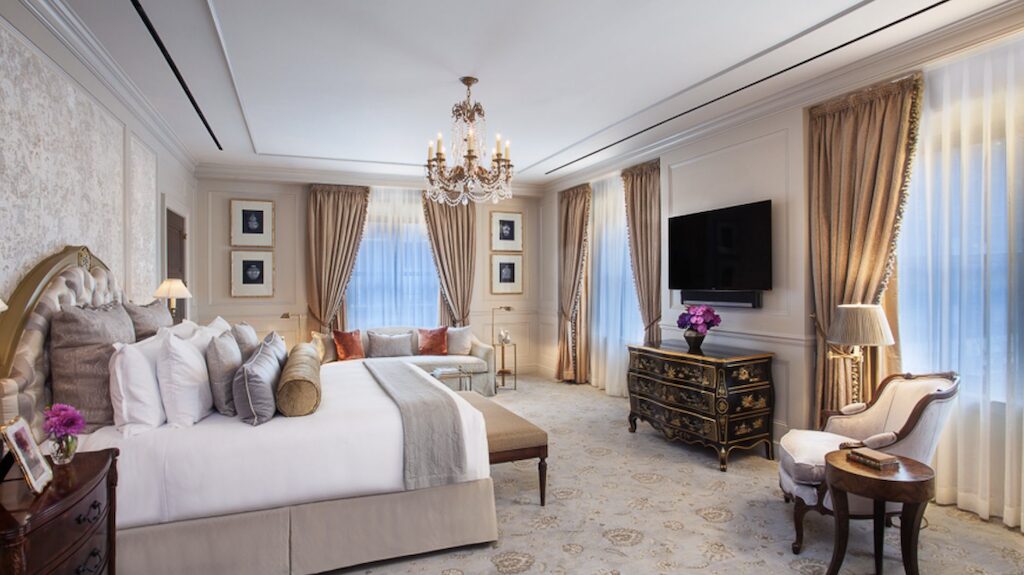 InterContinental New York Barclay Presidential Suite Bedroom