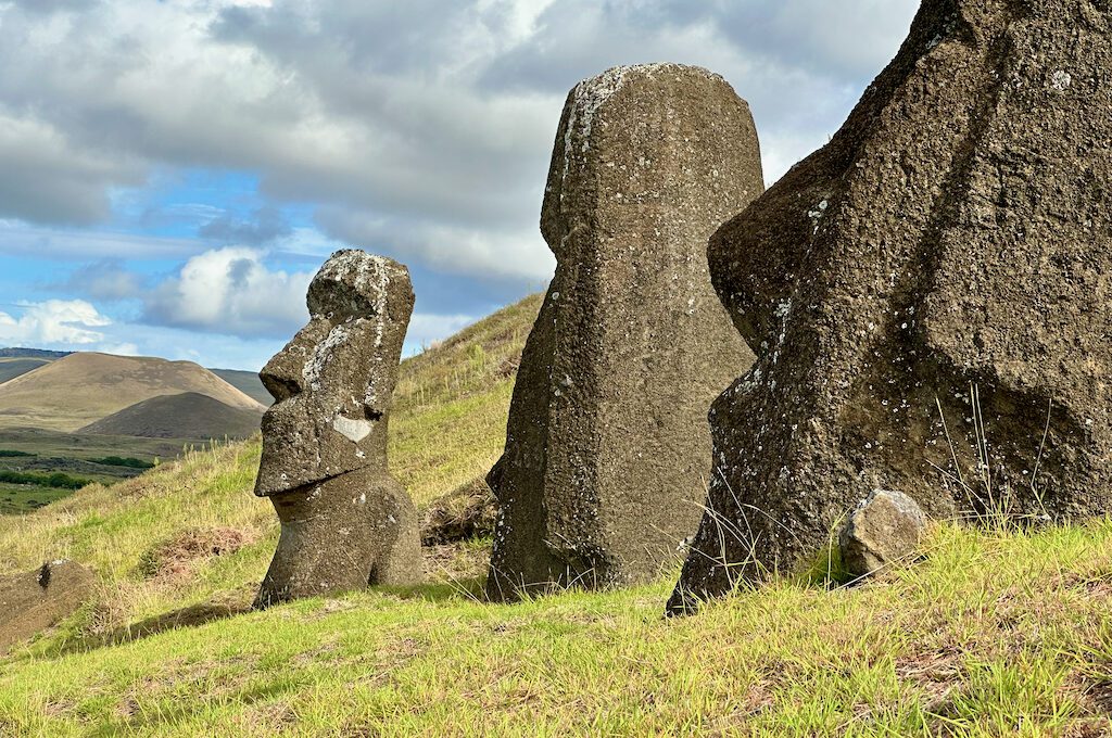 easter island heads