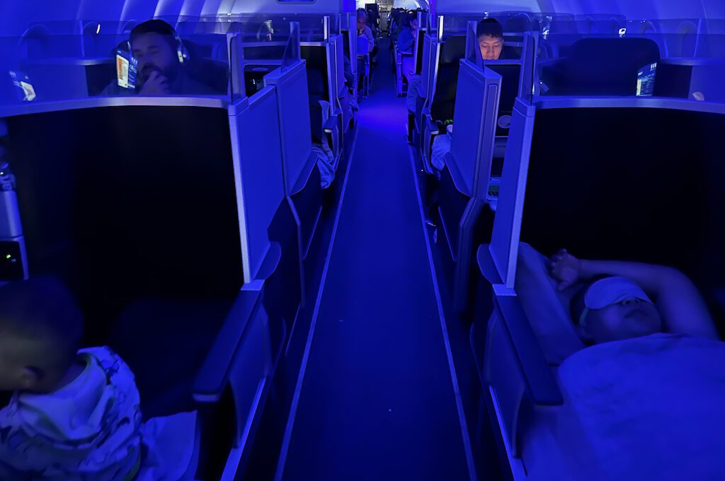 JetBlue A321 Classic Mint cabin 