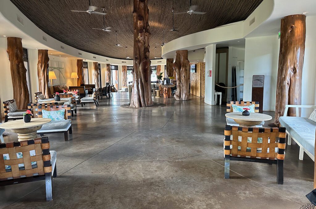 Hangaroa Eco Village & Spa lobby