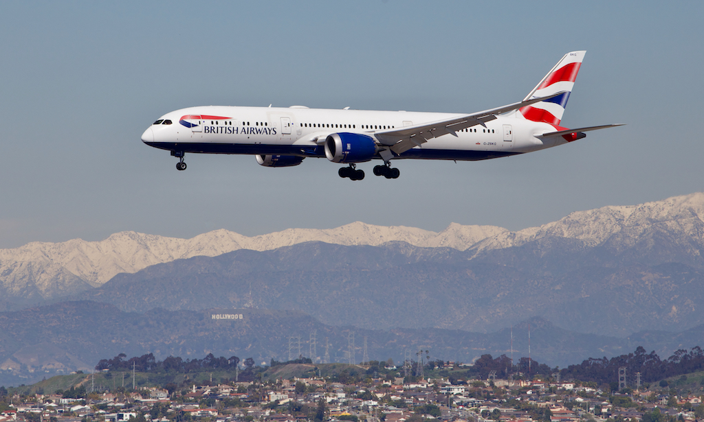 British Airways plane