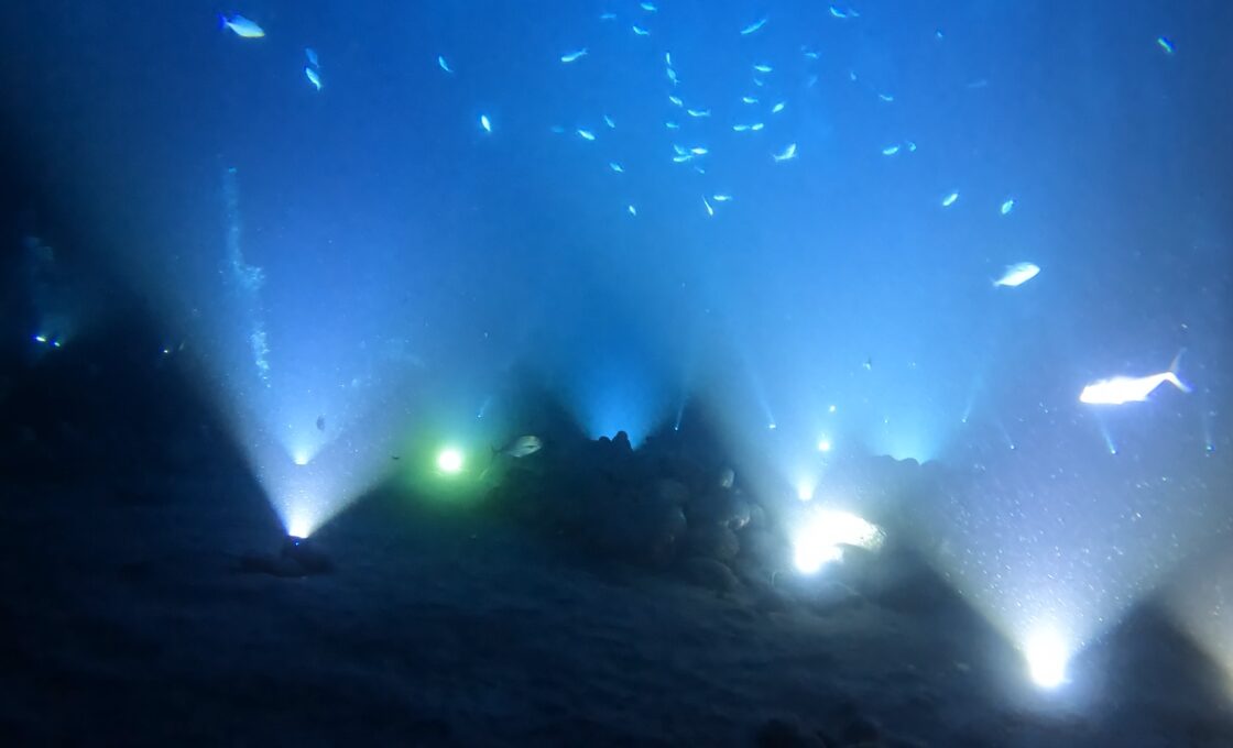 Scuba Diving at Manta Heaven, Big Island Hawaii