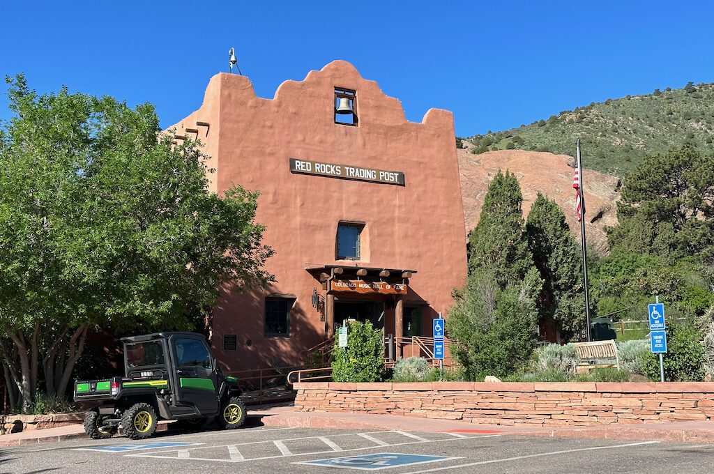 red rocks Trade Post building