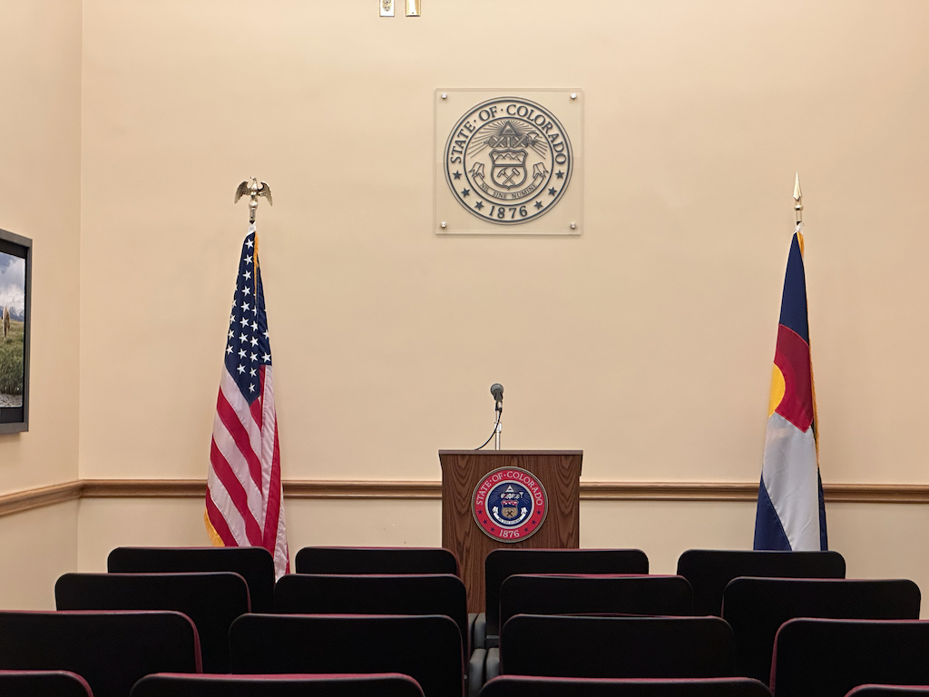 Colorado State Capitol Senate press room