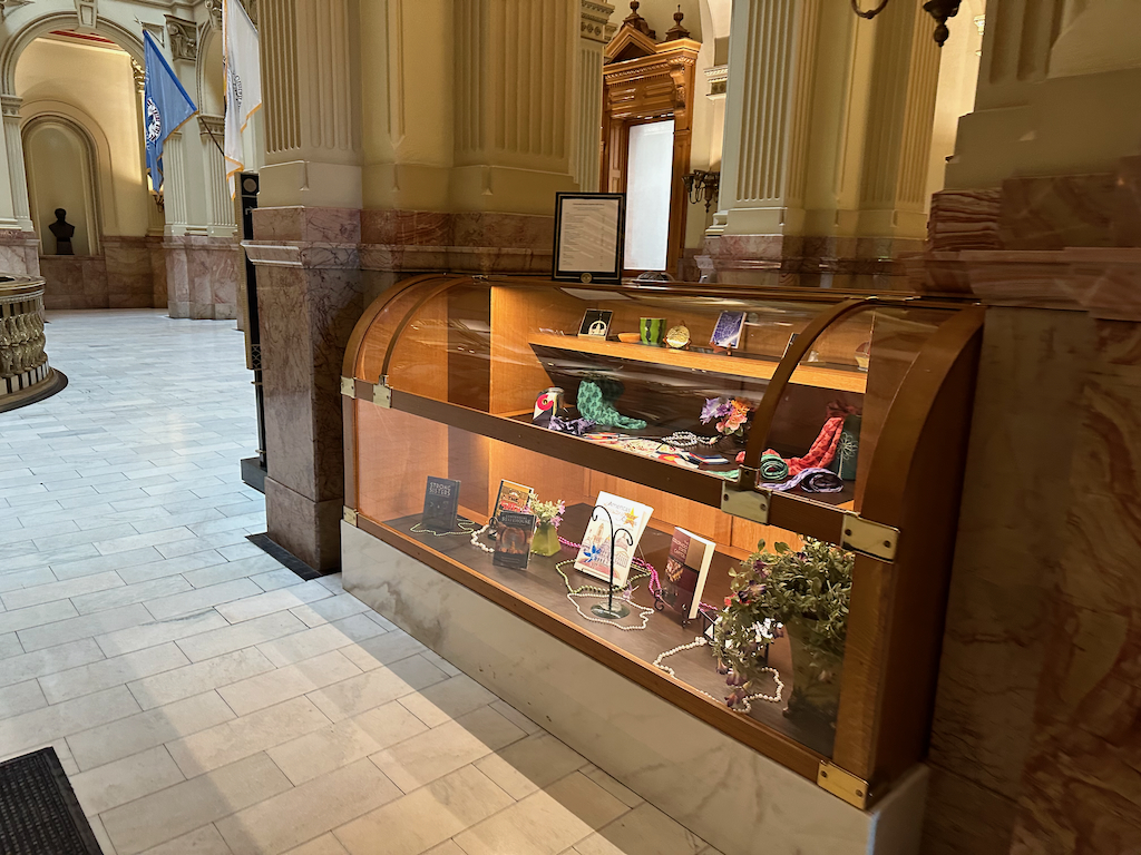 Colorado State Capitol display case