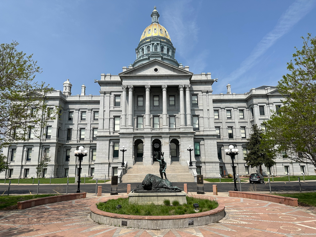Denver's Civic Center Park capitol building