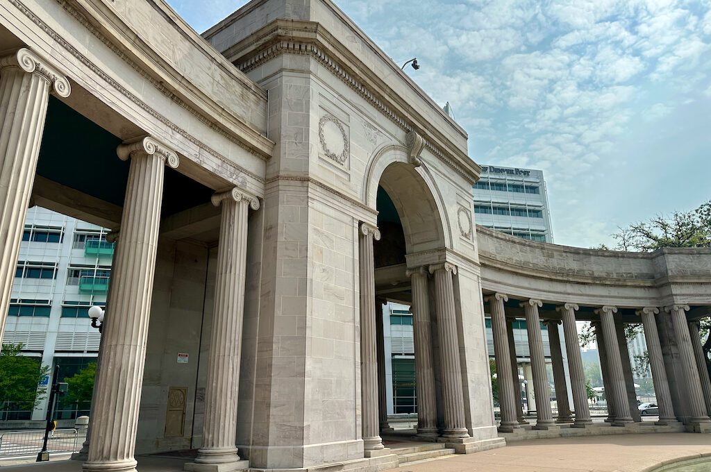 Denver's Civic Center Park Voorhies Memorial