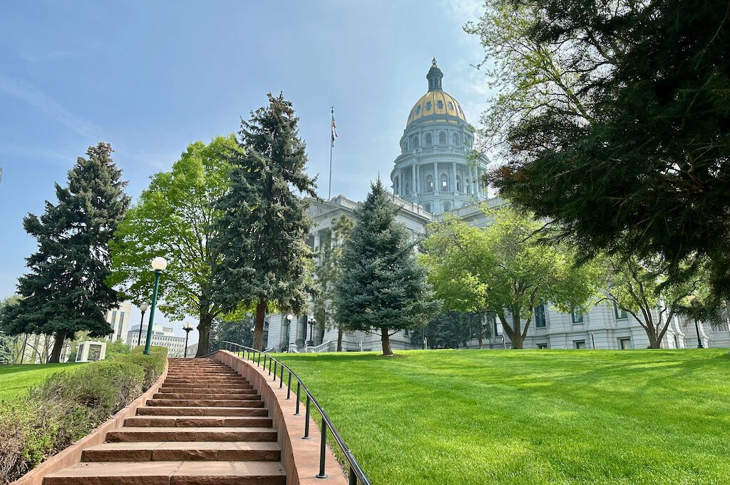 Denver's Civic Center Park capitol building