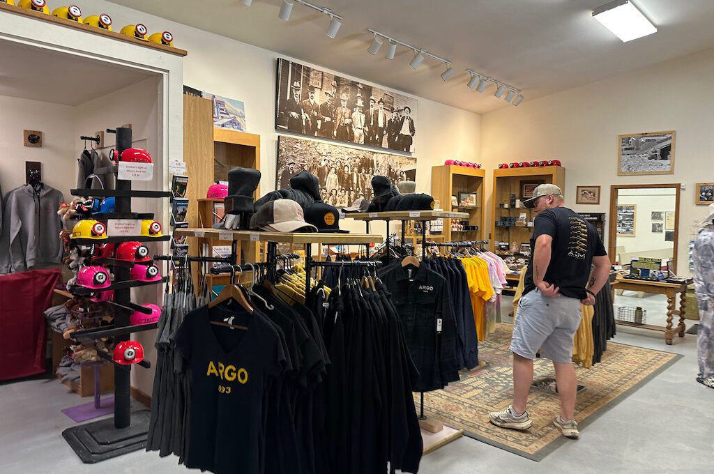 Argo Mill Tour gift shop
