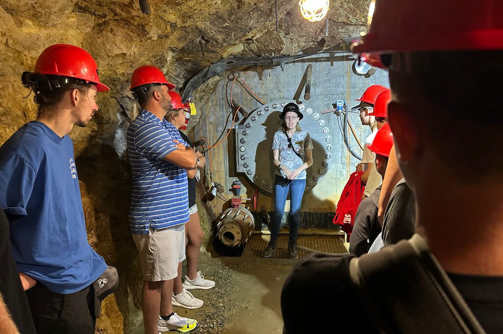 Argo Mill Tour tunnel