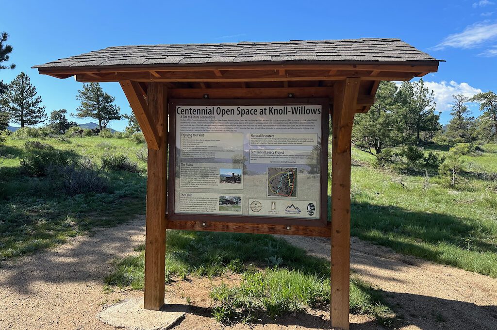 The Birch Ruins trailhead