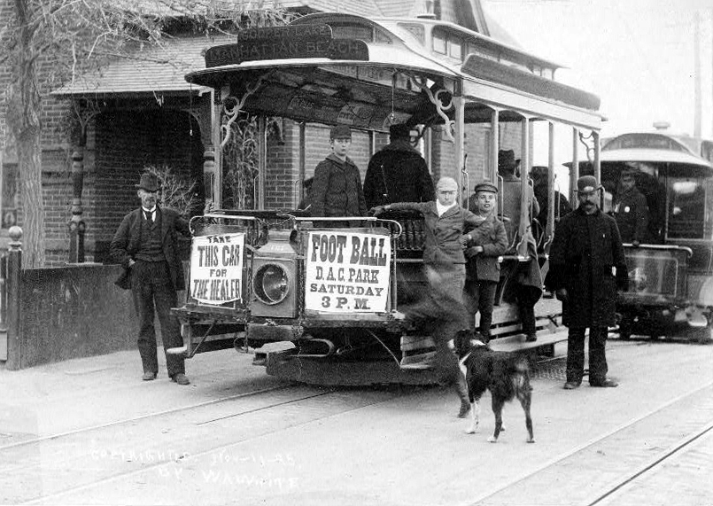 Denver cable car, 1895.