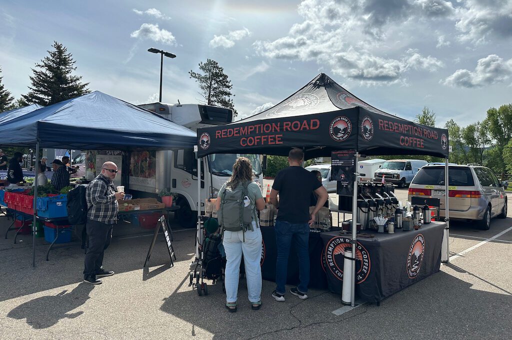 Estes Park Farmers Market coffee