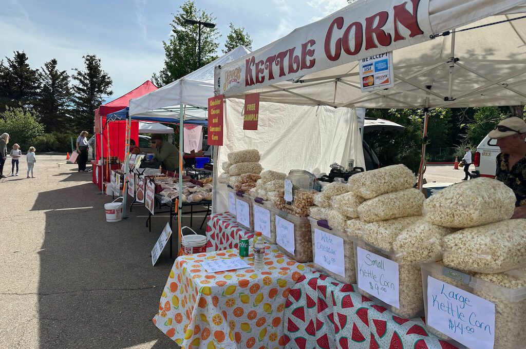 Estes Park Farmers Market kettle corn