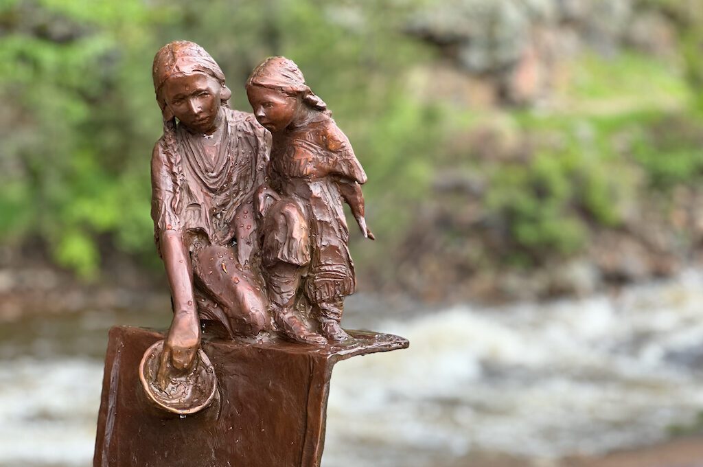 Estes Park River Walk Women’s monument