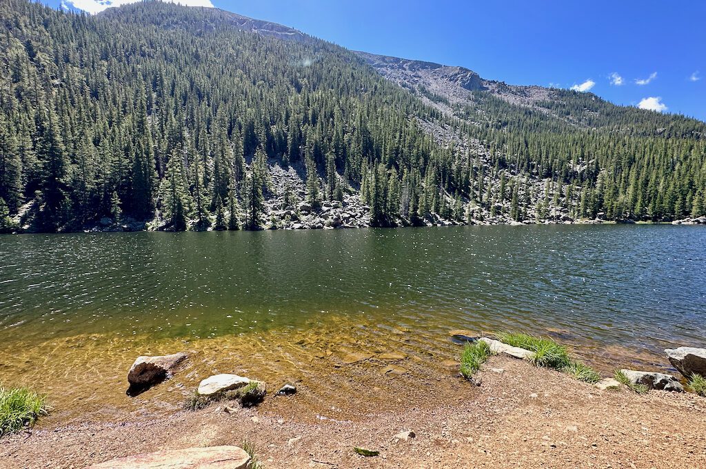 Guanella Pass Scenic Byway clear lake