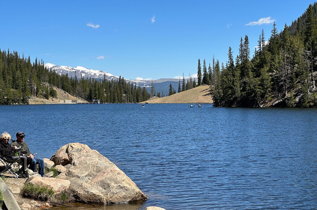 Guanella Pass Scenic Byway clear lake