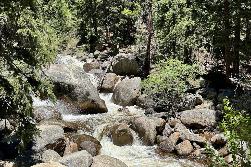 Guanella Pass Scenic Byway waterfall