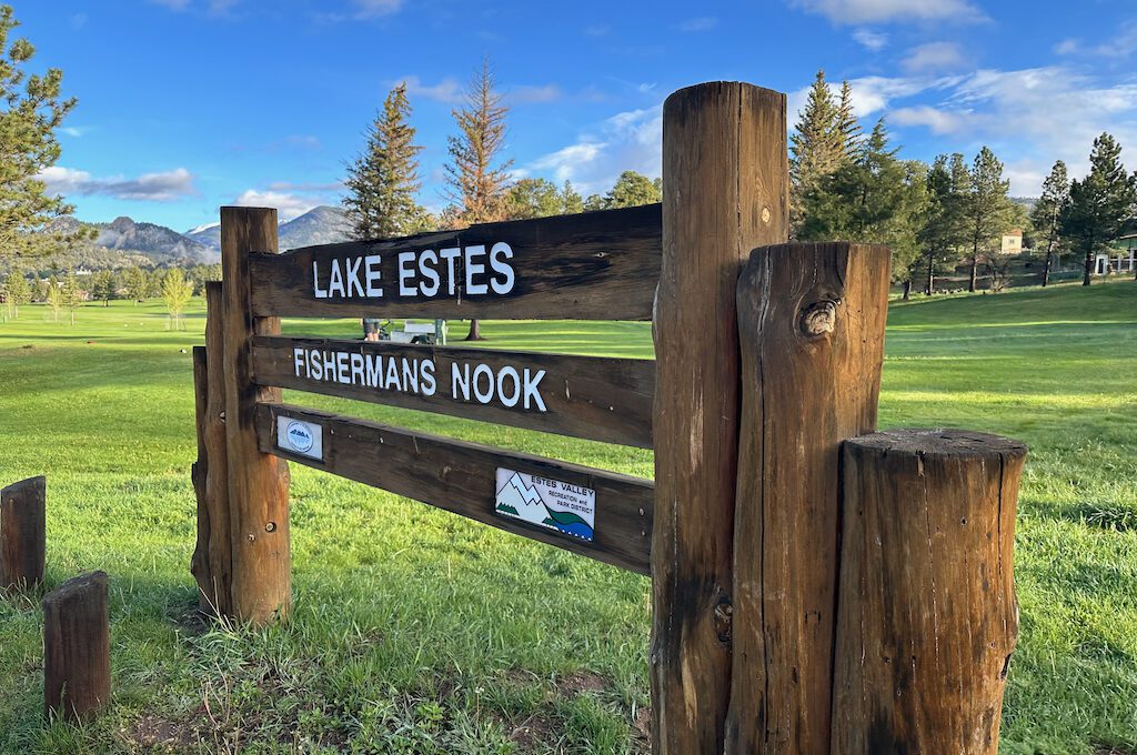 Lake Estes parking area