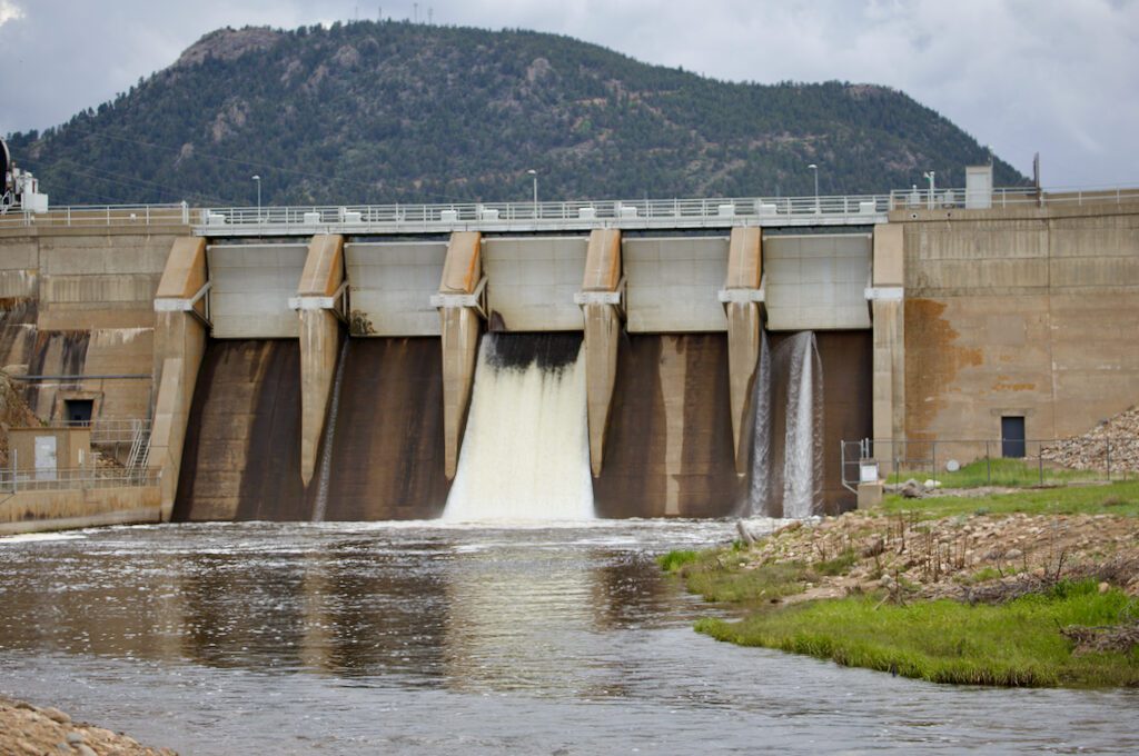 Lake Estes Trail Olympus Dam