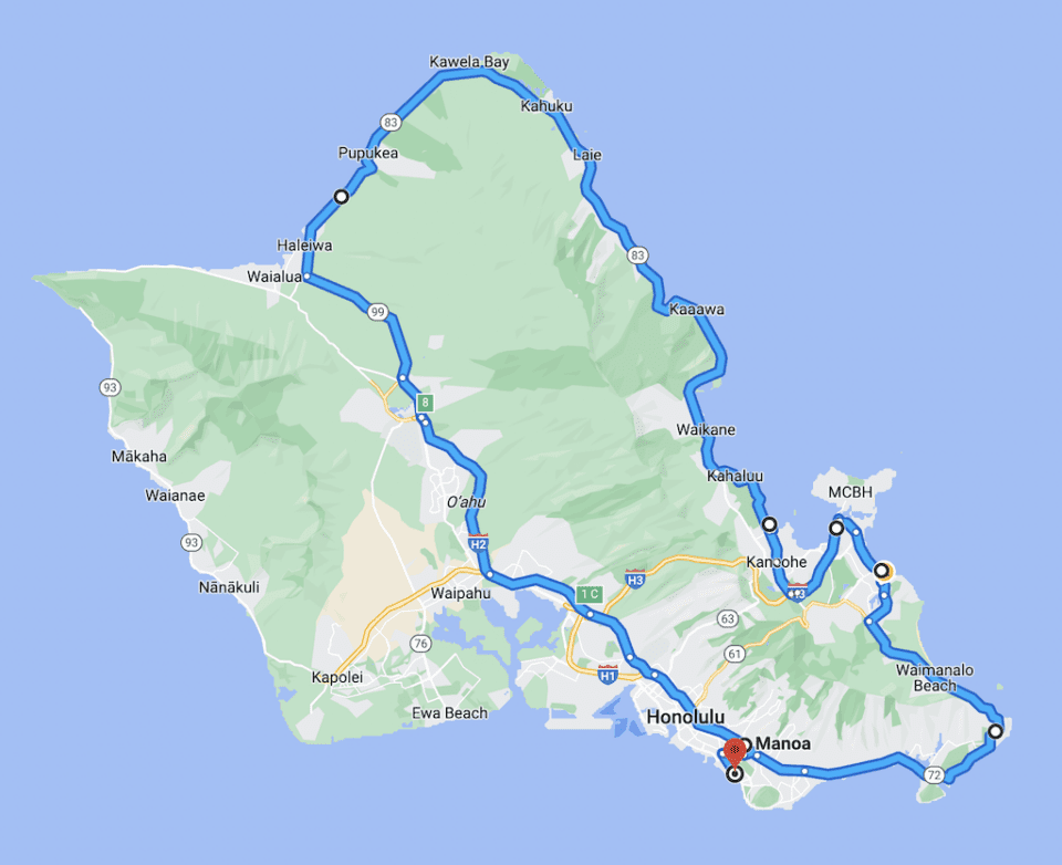 How Big Is the Island of Oahu? (Size Comparisons with States & Cities