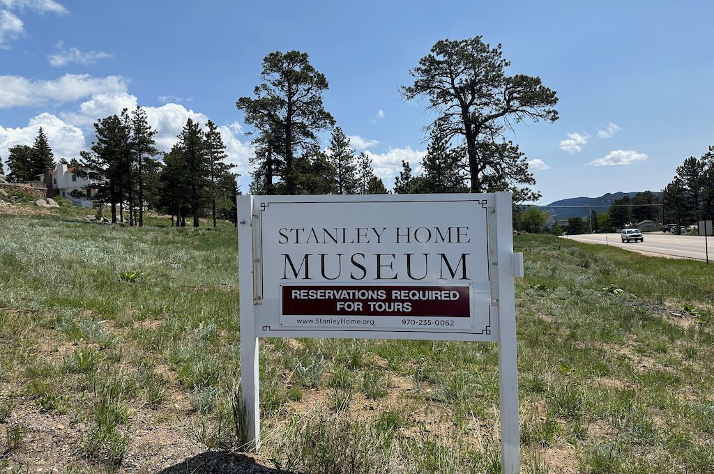 Stanley Home Museum sign