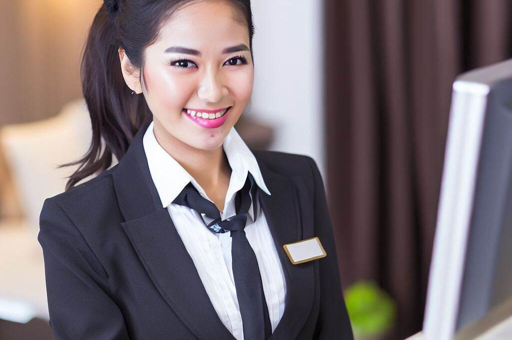 hotel front desk agent