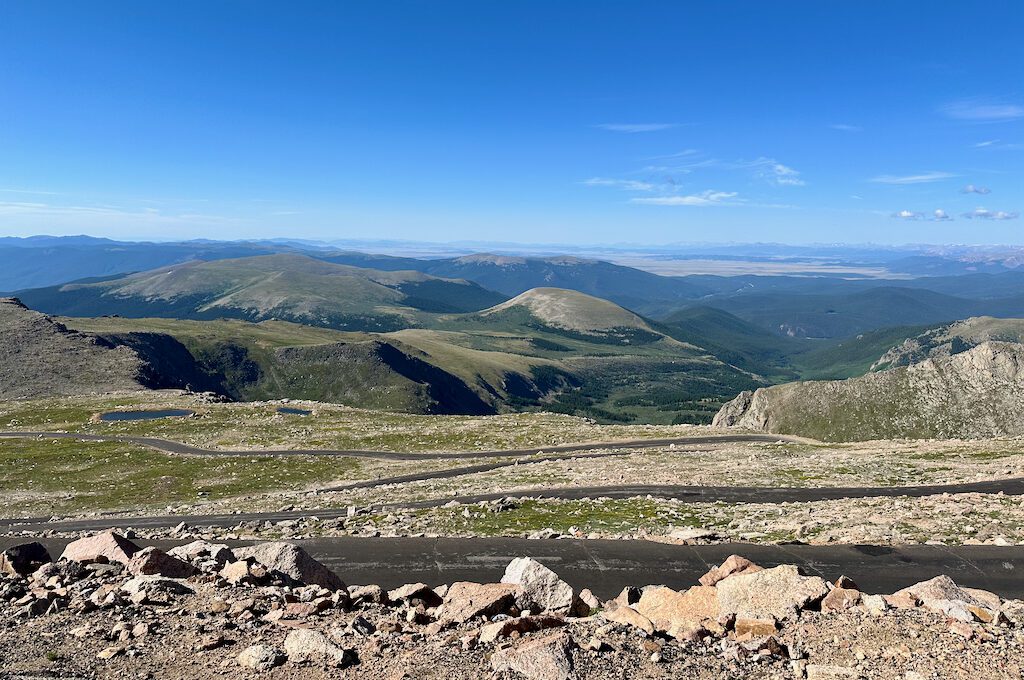 Mount Evans Scenic Byway switchbacks