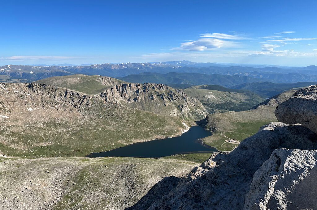 Mount Evans Scenic byway summit view