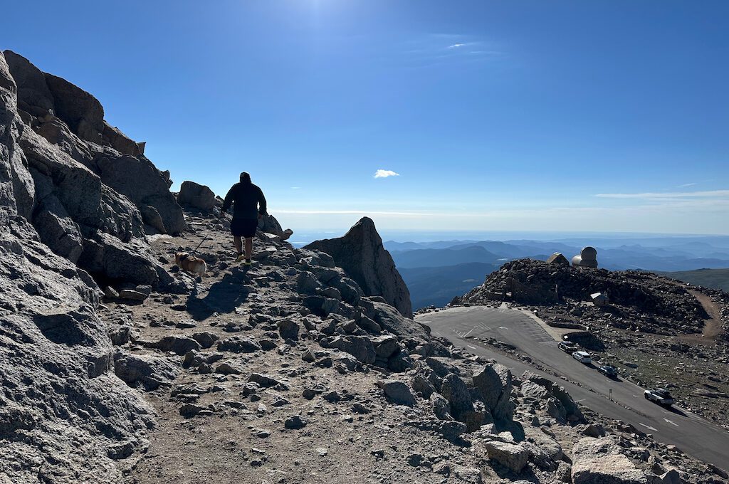 Mount Evans Scenic byway summit trail