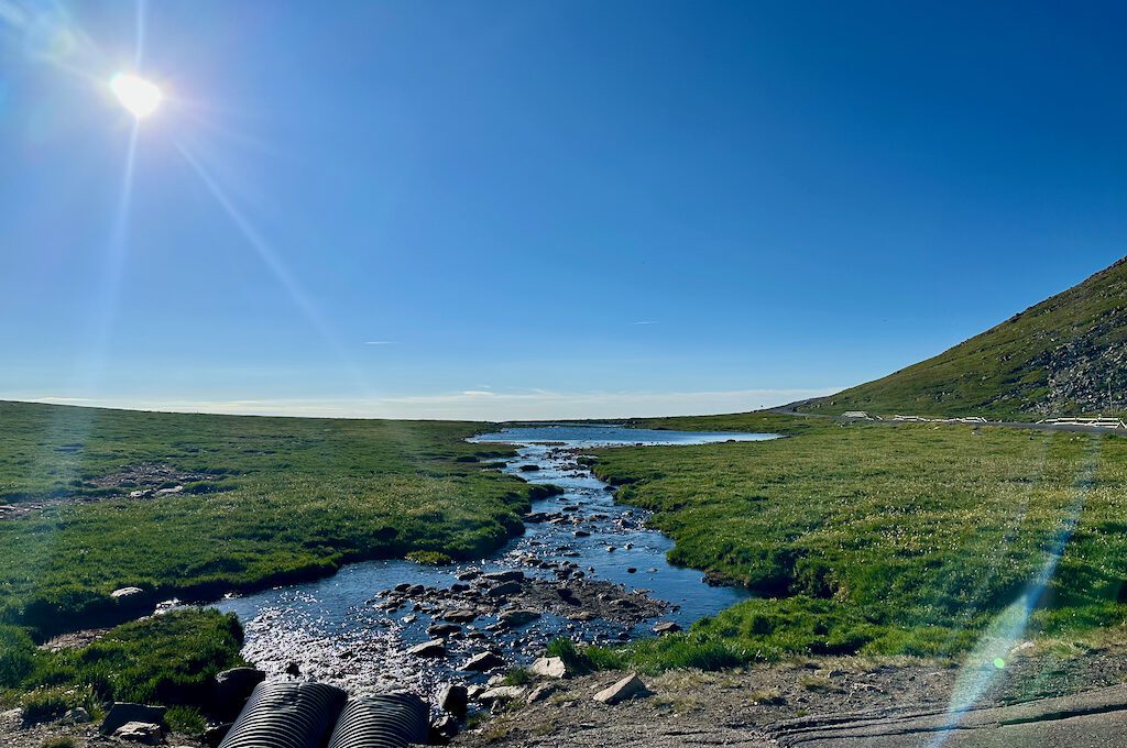 Mount Evans Scenic Byway summit lake