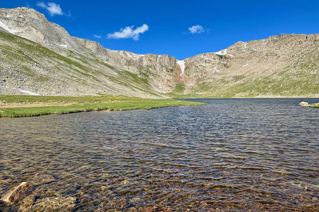 Mount Evans Scenic Byway summit lake
