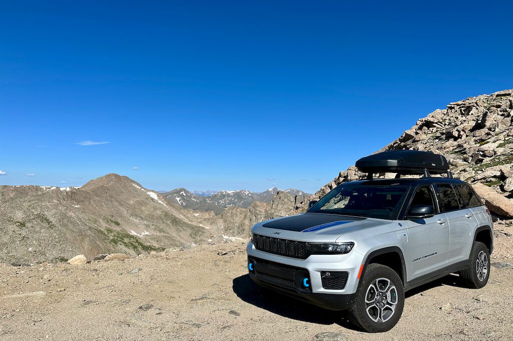 jeep on mount evans