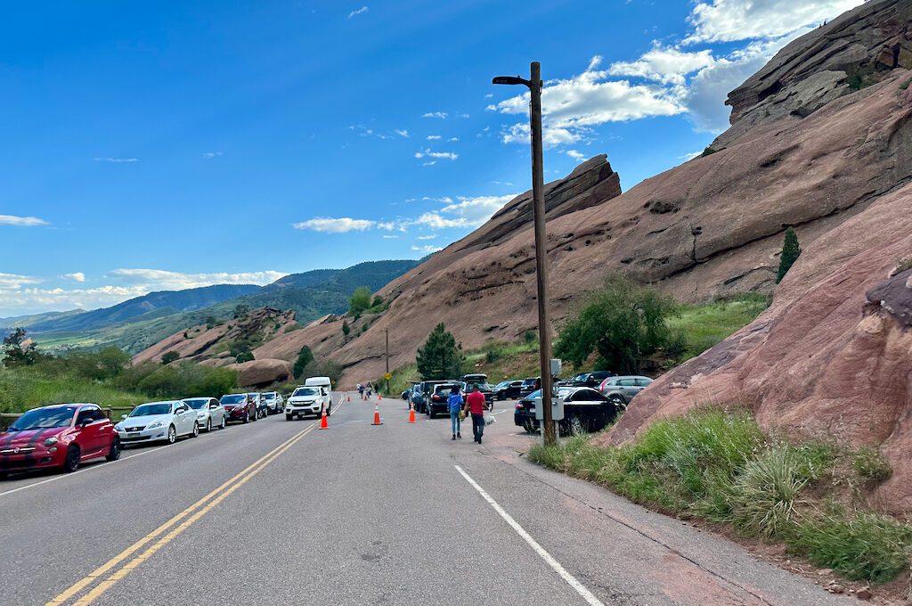 Red Rocks Amphitheater parking