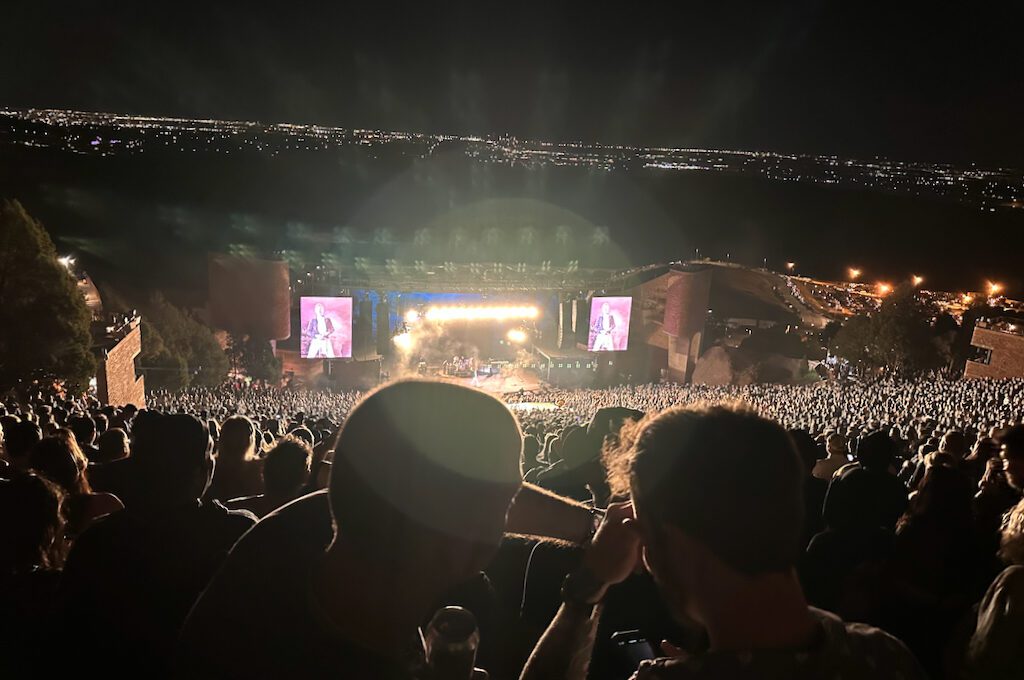 Red Rocks Amphitheater crowd