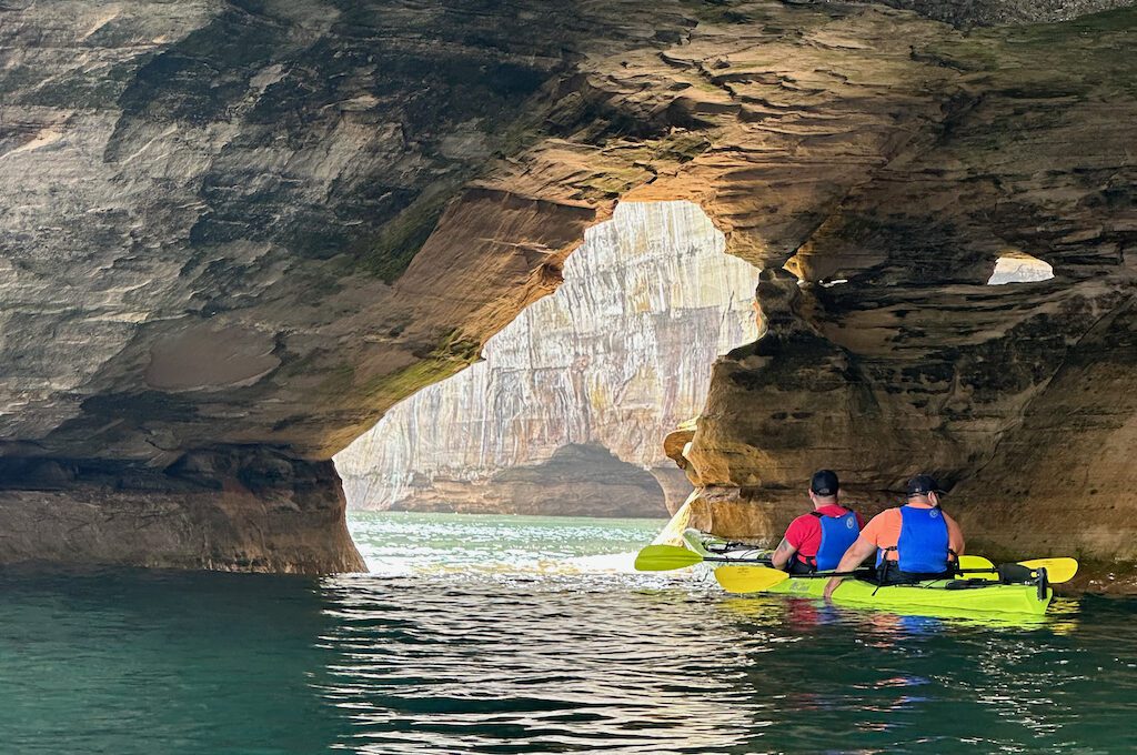 Pictured Rocks National Lakeshore kayaking 