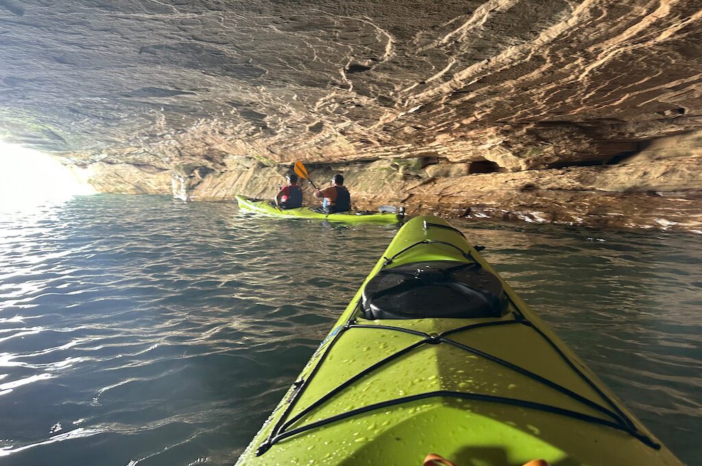 Pictured Rocks National Lakeshore kayaking 