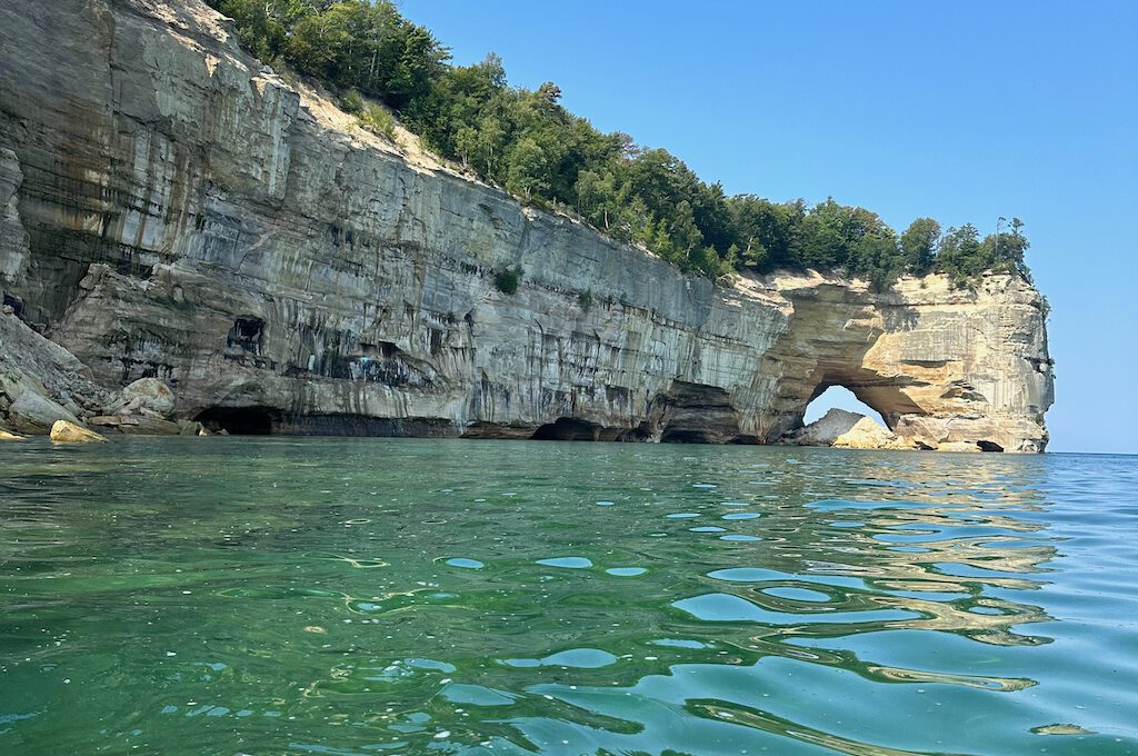 Pictured Rocks National Lakeshore kayaking 