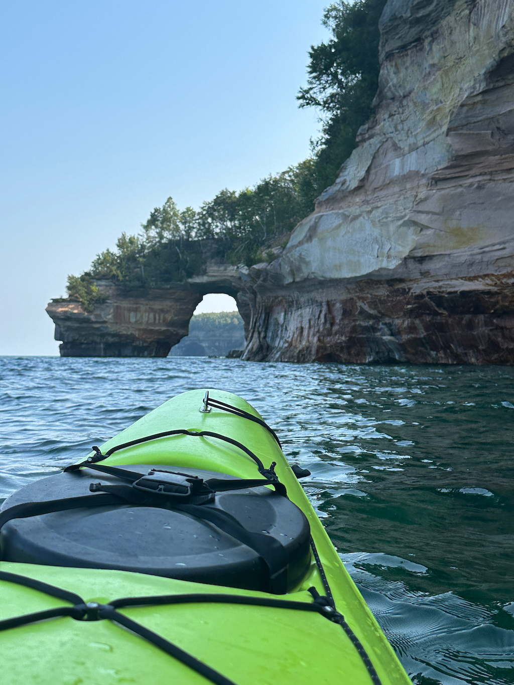 Pictured Rocks National Lakeshore kayaking 