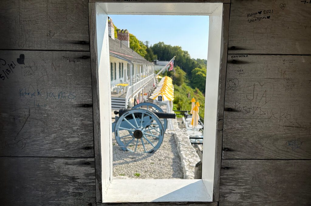 Fort Mackinac tea room