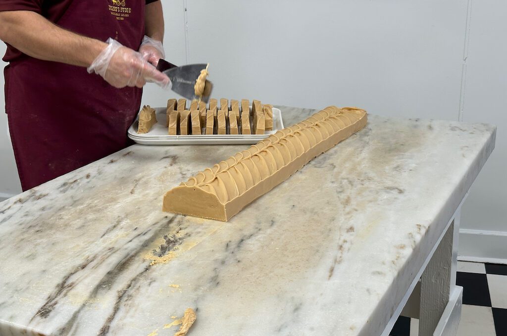 Mackinac Island fudge making