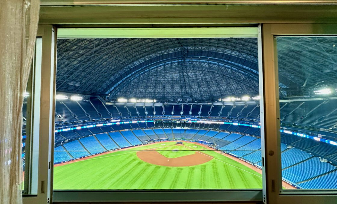 Toronto Marriott City Centre Stadium View Room window