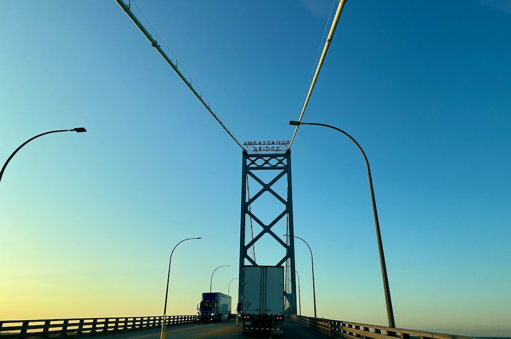 Ambassador Bridge US-Canada Land Border