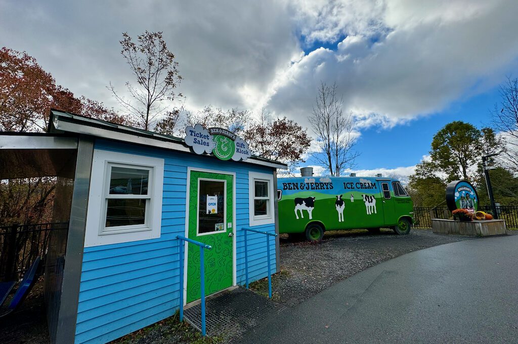 Ben and Jerry’s Factory ticket booth